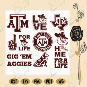 College football A&amp;M, texas A&amp;M, texas A&amp;M logo, texas A&amp;M bundle,