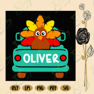 Oliver football turkey thanksgiving, oliver svg, thanksgiving,