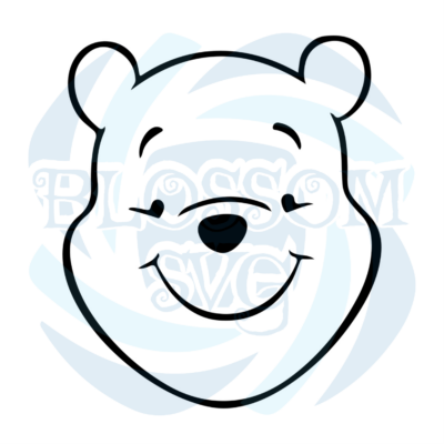Winnie The Pooh Face SVG