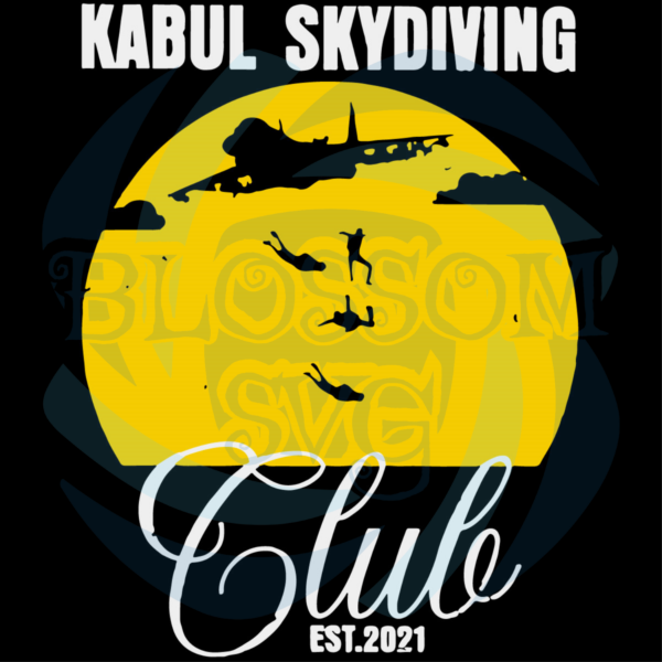 Kabul Skydiving Club Design Svg TB210821DT05