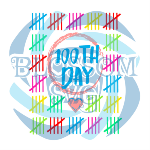 100 Days Smarter Counting Tally Marks 100Th Day Of School Svg SVG301221037