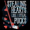 Stealing Hearts Like I Steal Pucks Digital Vector Files, Valentine Svg