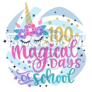 100 Magical Days of School Unicorn Svg SVG060122020