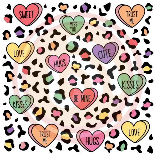 Candy heart leopard pattern svg svg110122020
