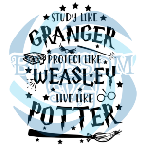 Study Like Granger Live Like Potter SVG SVG070122006