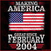 Making America Great Since February 2004 Svg SVG080122006