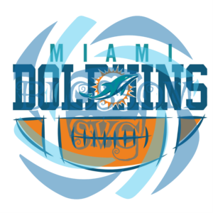Miami Dolphins Football Team Logo Digital Vector Files, Sport Svg