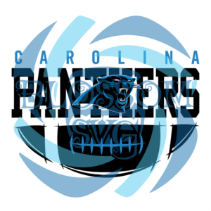 Carolina Panthers Football Team Digital Vector Files, Sport Svg