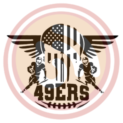 49ers Logo Digital Download File, Sport Digital Download File