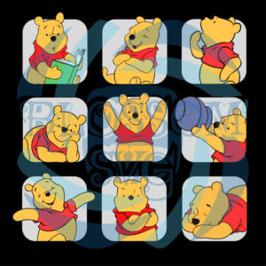 Pooh Moods Winnie the Pooh Svg SVG060122031