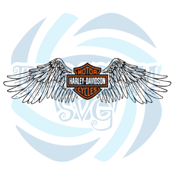 Harley Davidson Motorcycles Eagle Wings Digital Vector Files