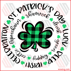 St Patricks Day Celebration Cricut Svg, Patrick Svg, Shamrock Svg