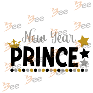 New Year Prince Svg, New Year Svg, Happy New Year Svg