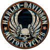 Harley Davidson Skull Digital Vector Files, Harley Davidson Svg