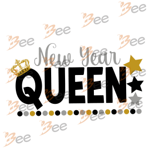New Year Queen Svg, New Year Svg, Happy New Year Svg