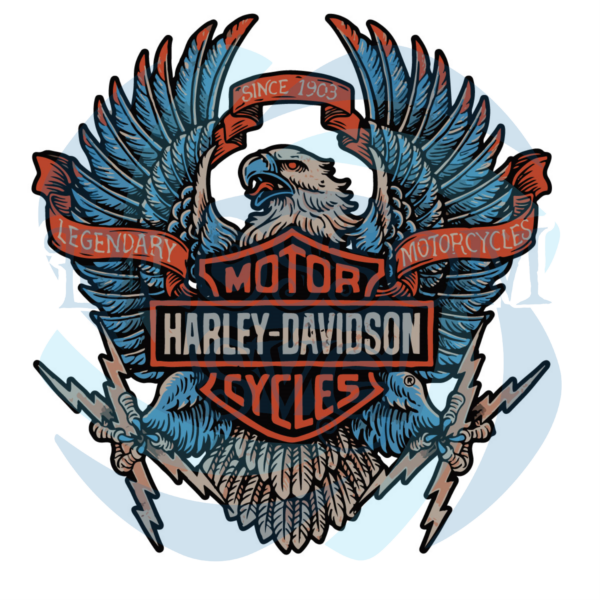 Eagle Harley Davidson Motorcycles Digital Vector Files