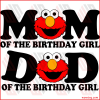 Elmo Dad of the birthday girl svg SVG070122012