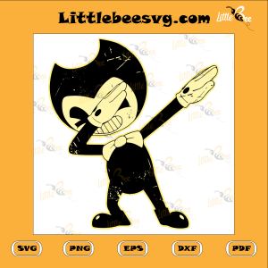 Bendy and the Ink Machine Cutting File, Game Svg, Dabbing Bendy Svg