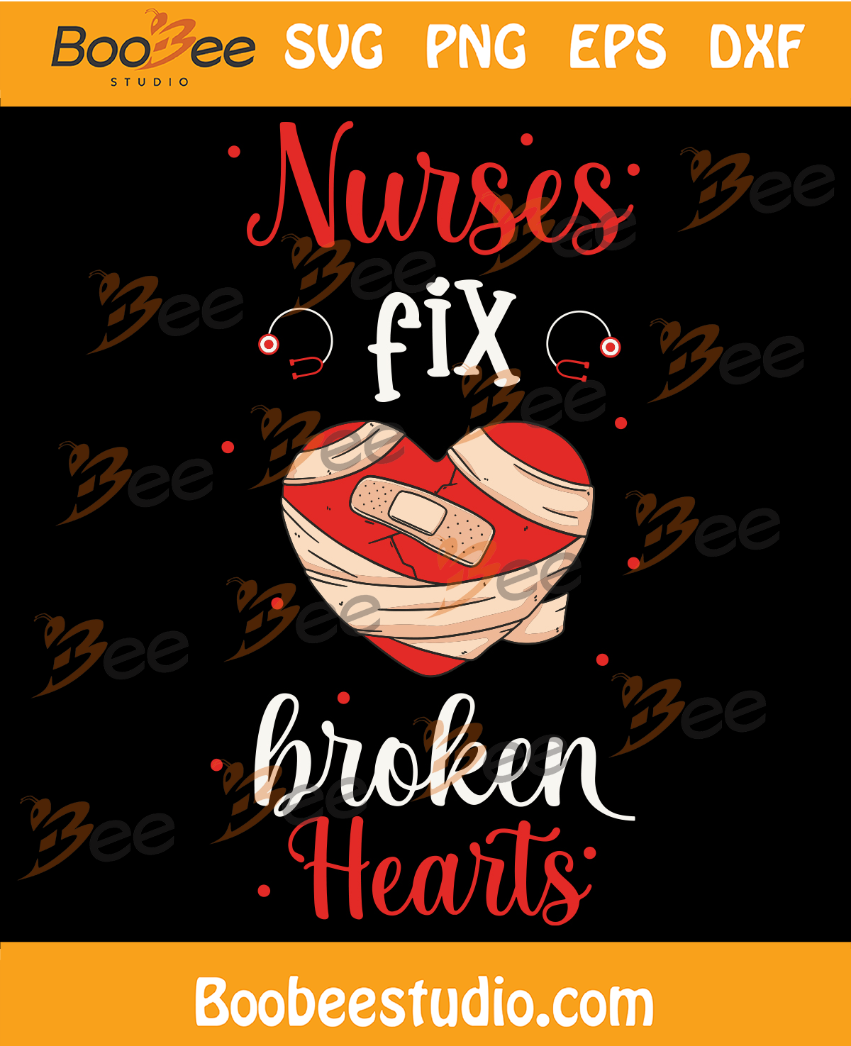 Nurses Fix Broken Hearts SVG PNG Files, Valentine Svg