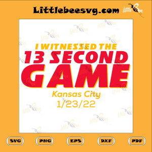 13 Second Kansas City Cutting File, Kansas City Football Svg