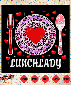 Lunch Lady Happy Valentine Day Svg SVG030122013