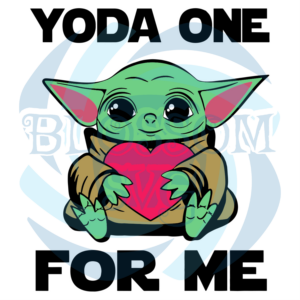 Yoda One For Me SVG SVG140122002
