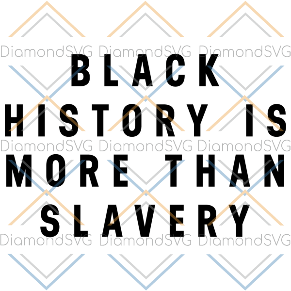 Black History Is More Than Slavery Svg SVG040122026