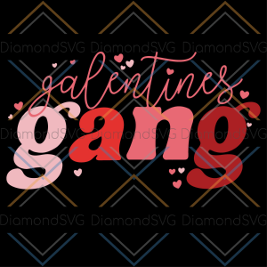 Retro 2022 Valentine s Day Galentines Gang Svg SVG050122050