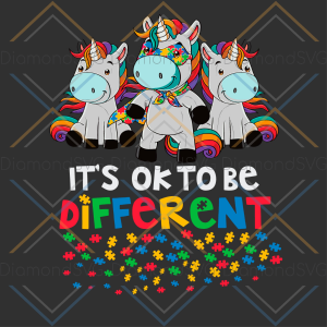 It s Ok To Be Different Svg SVG110322029