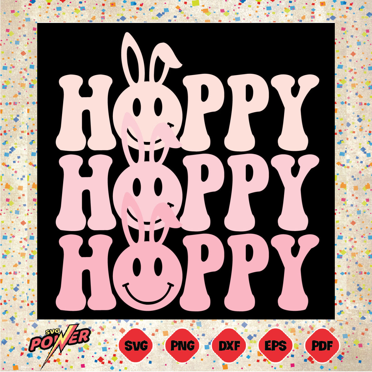 Happy Bunnies Easter Day Svg SVG180122037