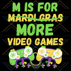 Mardi Gras Gamers Video Svg SVG210222041