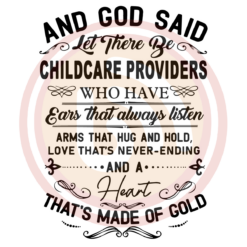 And god said let there be childcare providers svg svg020322011