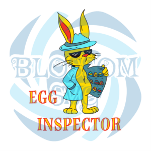 Easter Bunny Egg Inspector Svg SVG180222056