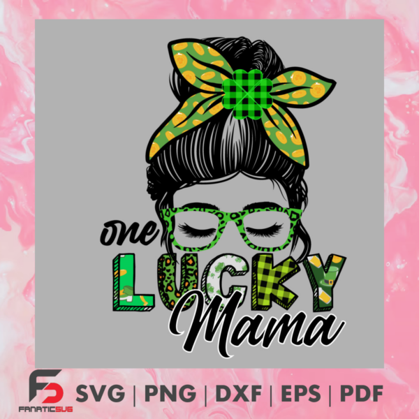One Lucky Mama Svg SVG190122038