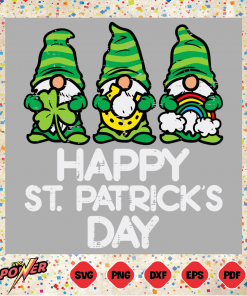 Happy St Patricks Day Gnomes Svg SVG150222002
