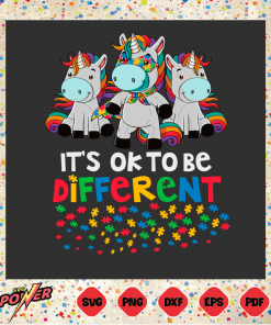 It's Ok To Be Different Svg Instant Download