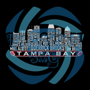 Tampa Bay City Skyline Digital Vector Files, Sport Svg