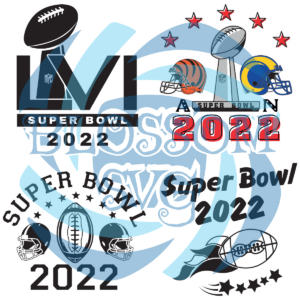 Super Bowl LVI Bundle Digital Vector Files, Rams Svg