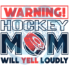 Warning Hockey Mom Will Yell Loudly sVG SVG220122023