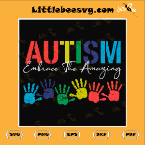 Autism awareness Short-Sleeve Cutting File, Autism Awareness