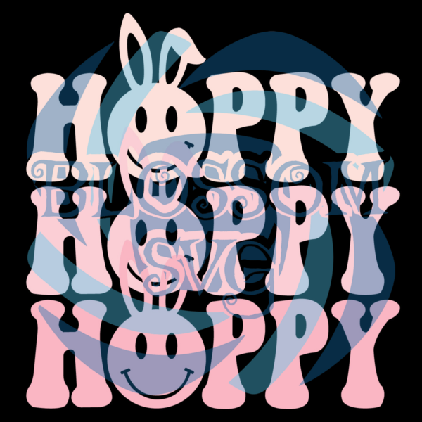 Happy Bunnies Easter Day Digital Vector Files
