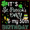 50th Birthday St Patricks Day Party Svg SVG220122006