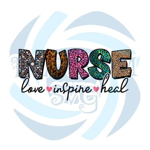 Love Inspire Heal Nurse PNG CF050322031