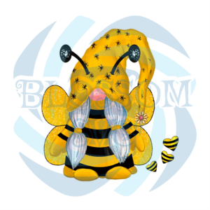 Cute Bee Gnome PNG CF040322048