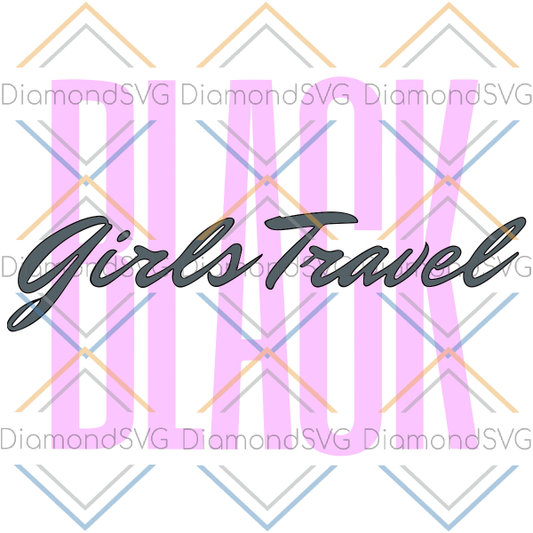Black Girls Travel Svg SVG140222022