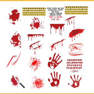 Blood Stains Are Red Bundle SVG PNG Files