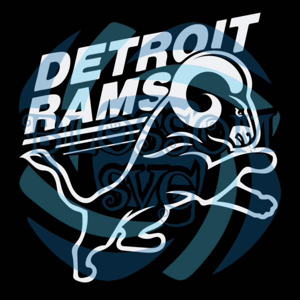 Detroit Rams American Football Digital Vector Files