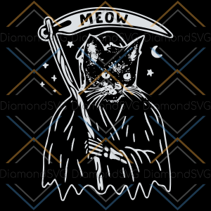 Cat Grim Black Cat Svg SVG180222039