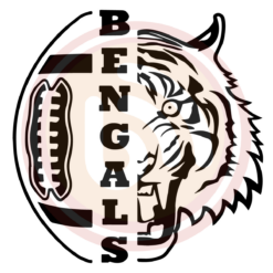 NFL Cincinnati Bengals Half Tiger Digital Download File