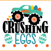 Crushing Eggs Easter SVG PNG Files, Easter Eggs Svg